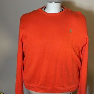SUPER HEAVY VINTAGE GREEN EMBLEM POLO SWEATER